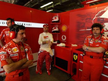 In the middle of driving on two days of a three day session for Scuderia Ferrari Marlboro at Silverstone last week, Rubens Barrichello talked about the test itself and his hopes for the next two races across the Atlantic