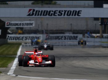 Just five days after taking the chequered flag in Montreal, the Scuderia Ferrari team was back on track in Indianapolis today