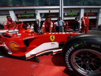 Michael Schumacher set the third fastest time at the end of the first day of practice for the French Grand Prix. His Scuderia Ferrari Marlboro team-mate, Rubens Barrichello was seventh. Both men were very positive about the performance of their F2005 and particularly complimentary about improvements on the tyre front. The team has also introduced a new aerodynamic package here. Technical Director Ross Brawn reckons there is still some work to do overnight with the data and tomorrow morning on the track to improve the overall balance of the car. 