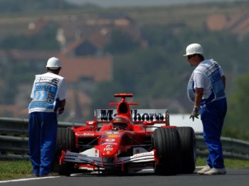 Ferrari F2005 - Hunargian GP Qualifying