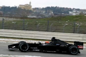 The Minardi F1 Team wrapped up a two day test at Mugello with Patrick Friesacher, Christijan Albers and Chanoch Nissany all in action, on Friday