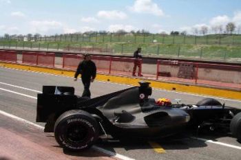 Minardi PS05 shakedown at Mugello