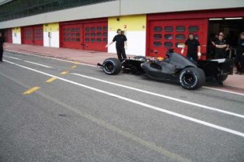 Minardi PS05 shakedown at Mugello