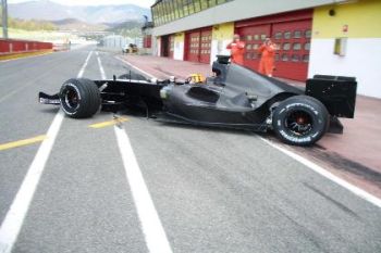 Minardi PS05 shakedown at Mugello