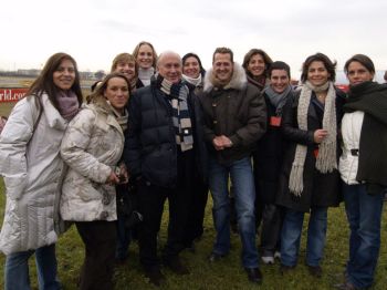 Watching the testing was a delegation from the Italian Olympic Committee, headed by President Gianni Petrucci