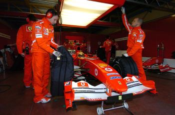 Today saw Scuderia Ferrari kick off their 2005 testing programme at the Vallelunga circuit near Rome