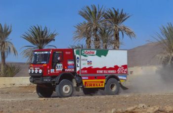 Iveco Eurcargo during the 2005 Dakar Rally