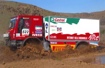 Iveco Eurcargo during the 2005 Dakar Rally