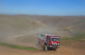 Iveco Eurcargo during the 2005 Dakar Rally