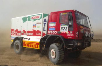 Iveco Eurcargo during the 2005 Dakar Rally