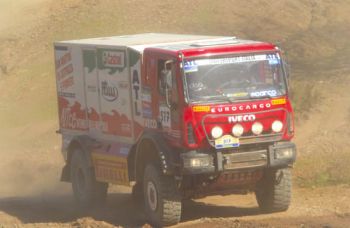 Iveco Eurcargo during the 2005 Dakar Rally