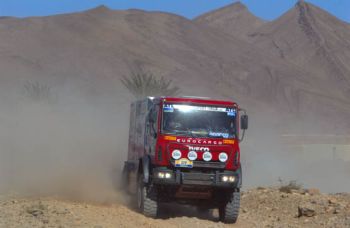 Iveco Eurcargo during the 2005 Dakar Rally