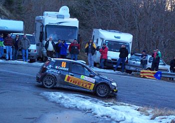 Fiat Punto Abarth Rally on the 2005 Monte Carlo Rally