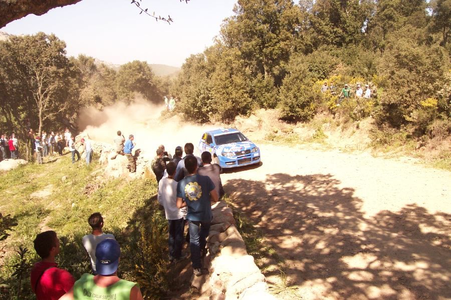 Fiat Punto Super 1600 on the 2005 WRC Italy-Sardinia Rally