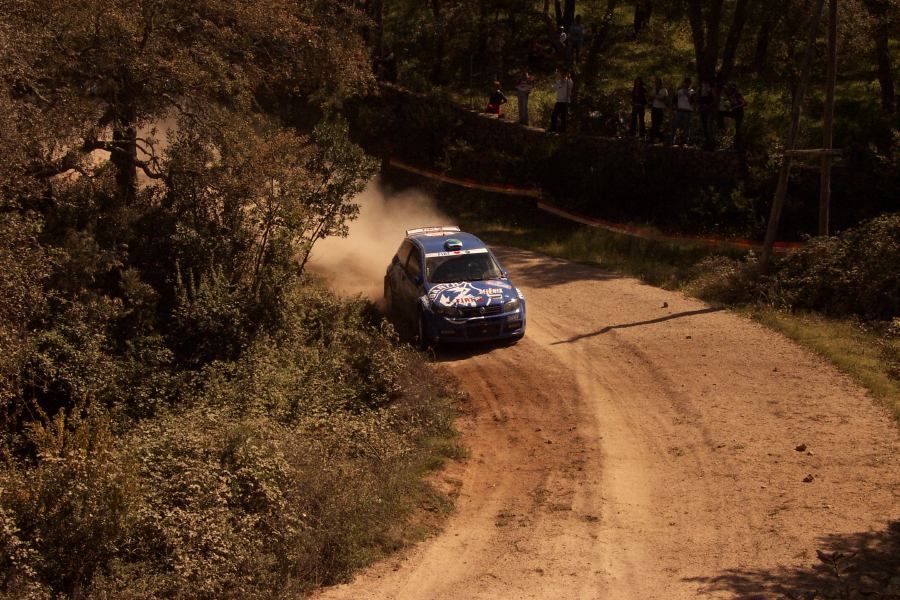 Fiat Punto Super 1600 on the 2005 WRC Italy-Sardinia Rally