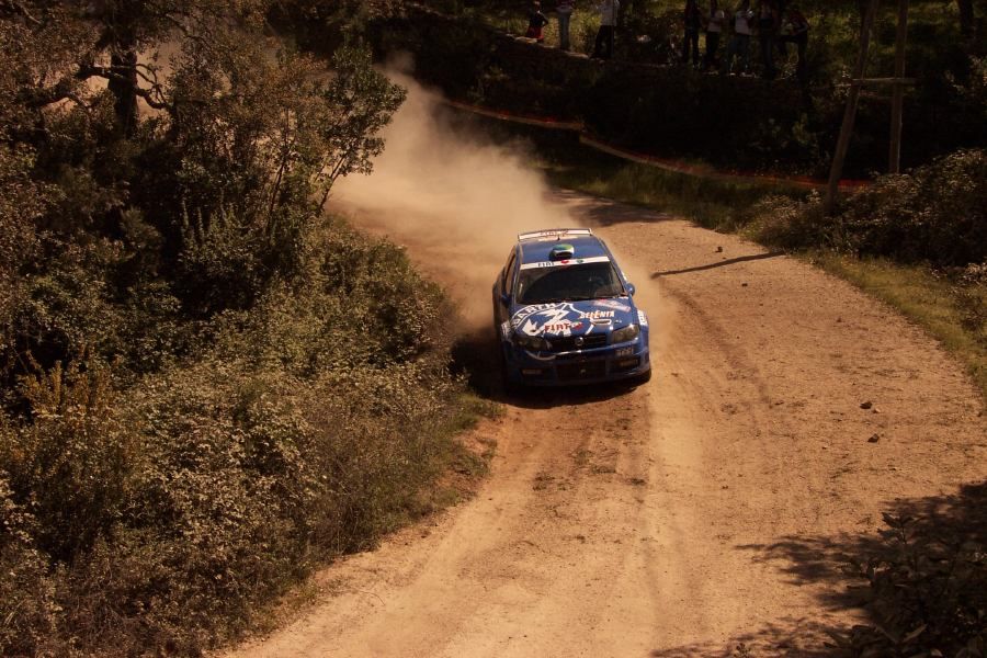 Fiat Punto Super 1600 on the 2005 WRC Italy-Sardinia Rally