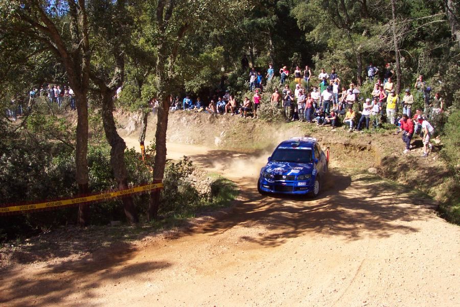 Fiat Punto Super 1600 on the 2005 WRC Italy-Sardinia Rally