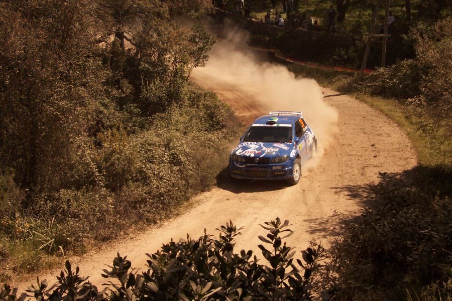 Fiat Punto Super 1600 on the 2005 WRC Italy-Sardinia Rally