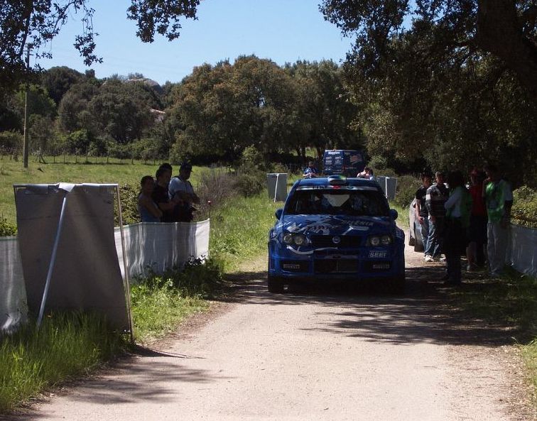 Fiat Punto Super 1600 on the 2005 WRC Italy-Sardinia Rally