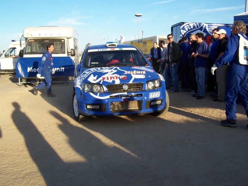 Fiat Punto Super 1600 on the 2005 WRC Italy-Sardinia Rally