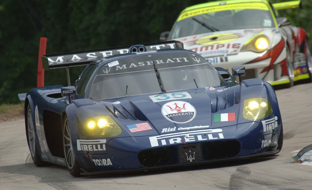 The Maserati MC12 finished 4th in the GT1 class and 6th overall in the ALMS New England Grand Prix, held at Lime Rock Park yesterday. 