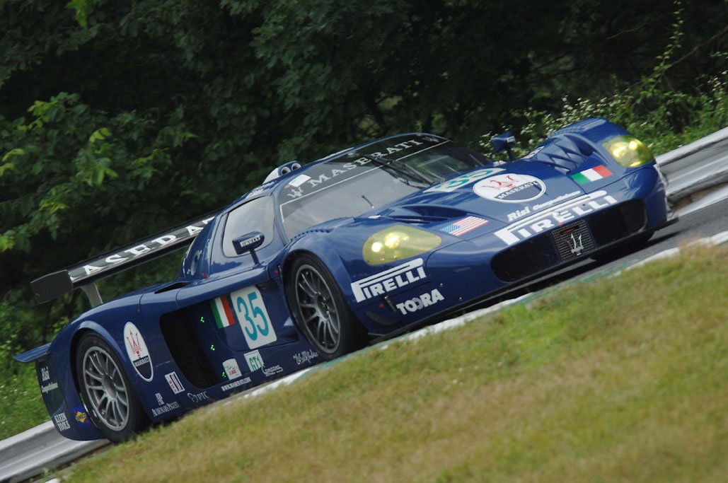 The Maserati MC12 finished 4th in the GT1 class and 6th overall in the ALMS New England Grand Prix, held at Lime Rock Park yesterday. 