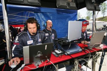 Maserati and Pirelli have combined for a strong start to the American Le Mans Series race weekend at Infineon Raceway in Sonoma, California