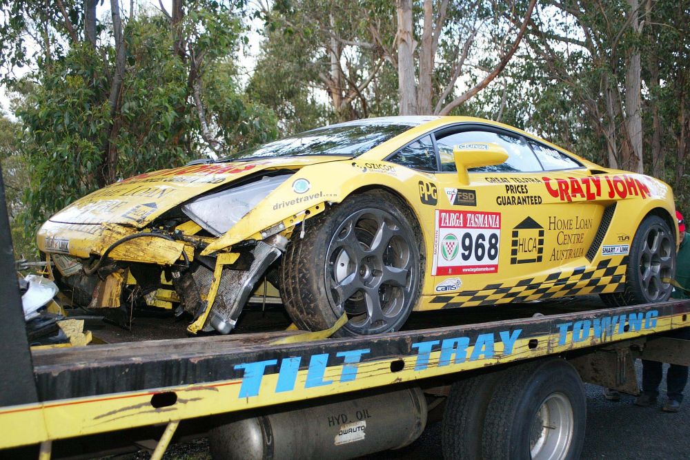 Paul Stokell - Lamborghini Gallardo - 2005 Targa Tasmania, Day 3