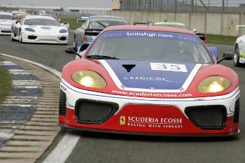 Ferrari at the 2005 British GT Championship Media Dy at Silverstone