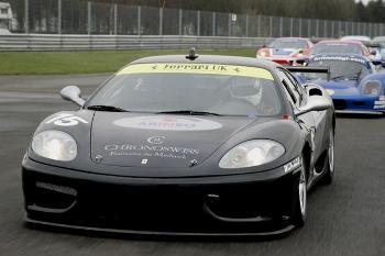 Ferrari at the 2005 British GT Championship Media Dy at Silverstone