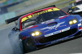 The Care Racing supported Ferrari 550 Maranellos had a competitive second round of the FIA GT Championship at Magny Cours, but the result at the end of a hot, three hour race fell short of expectations