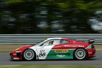 The GPC Ferrari 360 Modena of Luca Drudi and Gabrio Rosa was fifth after qualifying