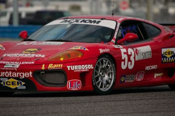 Ferrari 360 Challenge in action during the 2005 Rolex 24 Hours of Daytona