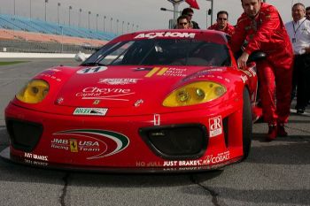 Ferrari 360 Challenge in action during the 2005 Rolex 24 Hours of Daytona