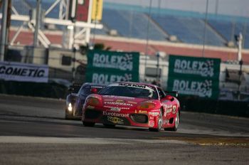 Ferrari 360 Challenge in action during the 2005 Rolex 24 Hours of Daytona