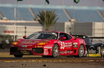 Ferrari 360 Challenge in action during the 2005 Rolex 24 Hours of Daytona