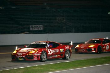 Ferrari 360 Challenge in action during the 2005 Rolex 24 Hours of Daytona