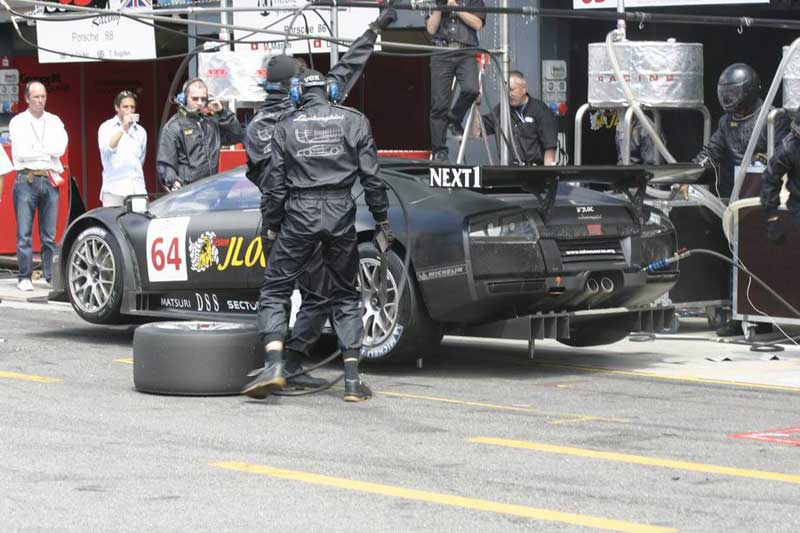  Reiter Engineering/Team JLOC Lamborghini Murcielago R-GT at the 2005 LMES Monza 1000 kms