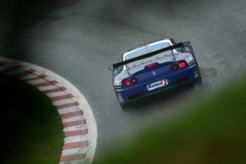 Christophe Bouchut, driving a Convers Team Ferrari 550 Maranello, today at Spa claimed GT1 pole for the opening round of the 2005 Le Mans Endurance Series