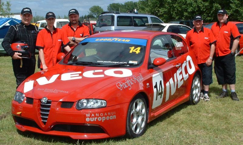 The Iveco Racing Team goes into this weekends third round of the New Zealand Production Motoring Racing Series leading its class in its Alfa Romeo 147 GTA and, after spending the holiday break fettling its Italian thoroughbred, promising to take the battle to the series leaders in Christchurch