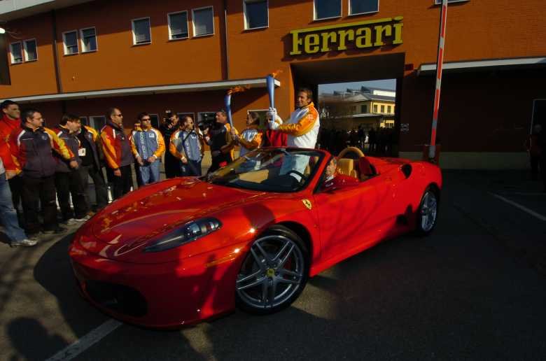 XX Torino Olympic Torch at Maranello