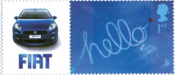 FIAT GRANDE PUNTO POSTAGE STAMP