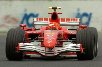 MICHAEL SCHUMACHER - FERRARI 248 F1 - VALELUNGA, 5th APRIL 2006