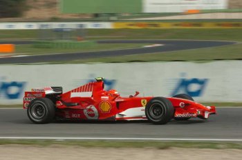 MICHAEL SCHUMACHER - FERRARI 248 F1 - VALELUNGA, 5th APRIL 2006