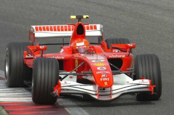 MICHAEL SCHUMACHER - FERRARI 248 F1 - VALELUNGA, 5th APRIL 2006