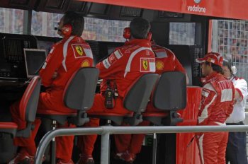 FERRARI PIT WALL NURBURGRING