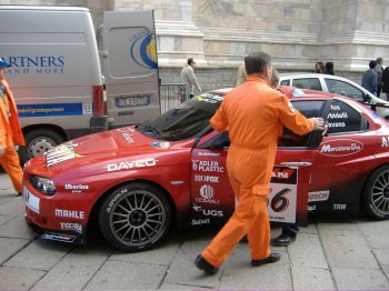 FIA World Touring Car Championship presentation: Corso Vittorio Emanuele, Milan - N.technology Alfa Romeo 156 (30th March)