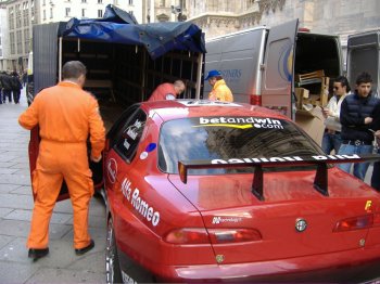 FIA World Touring Car Championship presentation: Corso Vittorio Emanuele, Milan - N.technology Alfa Romeo 156 (30th March)