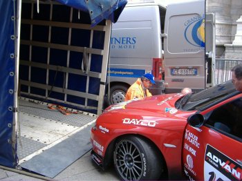 FIA World Touring Car Championship presentation: Corso Vittorio Emanuele, Milan - N.technology Alfa Romeo 156 (30th March)