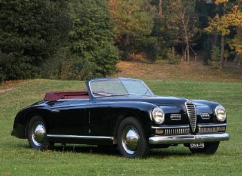 1950 Alfa Romeo 6C 2500 Super Sport Cabriolet; Coachwork by Stabilimenti Farina